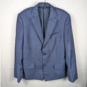 Anthony Garçon 44R Navy Blazer Men Drago Super 130s Wool Italian Sport Coat